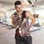 Plumeria With Oxblood Polynesian Tattoo Pattern Men Tank Top