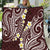 Plumeria With Oxblood Polynesian Tattoo Pattern Quilt