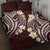 Plumeria With Oxblood Polynesian Tattoo Pattern Quilt Bed Set