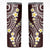 Plumeria With Oxblood Polynesian Tattoo Pattern Skinny Tumbler