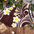 Plumeria With Oxblood Polynesian Tattoo Pattern Tree Skirt