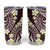 Plumeria With Oxblood Polynesian Tattoo Pattern Tumbler Cup