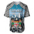 Personalised Happy 50th Fiji Day Baseball Jersey Forever Fiji With Tapa Tribal Pattern