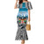 Personalised Happy 50th Fiji Day Family Matching Mermaid Dress and Hawaiian Shirt Forever Fiji With Tapa Tribal Pattern