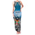 Personalised Happy 50th Fiji Day Family Matching Tank Maxi Dress and Hawaiian Shirt Forever Fiji With Tapa Tribal Pattern