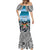 Personalised Happy 50th Fiji Day Mermaid Dress Forever Fiji With Tapa Tribal Pattern