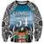 Personalised Happy 50th Fiji Day Sweatshirt Forever Fiji With Tapa Tribal Pattern