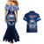 Samoa Rugby Couples Matching Mermaid Dress and Hawaiian Shirt World Cup 2023 Coat Of Arms With Polynesian Pattern LT05 - Polynesian Pride