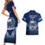 Samoa Rugby Couples Matching Short Sleeve Bodycon Dress and Hawaiian Shirt World Cup 2023 Coat Of Arms With Polynesian Pattern LT05 - Polynesian Pride