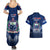 Samoa Rugby Couples Matching Summer Maxi Dress and Hawaiian Shirt World Cup 2023 Coat Of Arms With Polynesian Pattern LT05 - Polynesian Pride