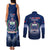 Samoa Rugby Couples Matching Tank Maxi Dress and Long Sleeve Button Shirts World Cup 2023 Coat Of Arms With Polynesian Pattern LT05 - Polynesian Pride