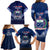 Samoa Rugby Family Matching Long Sleeve Bodycon Dress and Hawaiian Shirt World Cup 2023 Coat Of Arms With Polynesian Pattern LT05 - Polynesian Pride