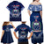 Samoa Rugby Family Matching Off Shoulder Maxi Dress and Hawaiian Shirt World Cup 2023 Coat Of Arms With Polynesian Pattern LT05 - Polynesian Pride
