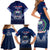 Samoa Rugby Family Matching Short Sleeve Bodycon Dress and Hawaiian Shirt World Cup 2023 Coat Of Arms With Polynesian Pattern LT05 - Polynesian Pride