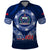 Samoa Rugby Polo Shirt World Cup 2023 Coat Of Arms With Polynesian Pattern LT05 Blue - Polynesian Pride