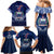 Custom Samoa Rugby Family Matching Mermaid Dress and Hawaiian Shirt World Cup 2023 Coat Of Arms With Polynesian Pattern LT05 - Polynesian Pride