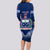 Custom Samoa Rugby Long Sleeve Bodycon Dress World Cup 2023 Coat Of Arms With Polynesian Pattern LT05 - Polynesian Pride