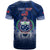 Custom Samoa Rugby T Shirt World Cup 2023 Coat Of Arms With Polynesian Pattern LT05 - Polynesian Pride