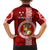 Tonga Rugby Kid Hawaiian Shirt World Cup 2023 Coat Of Arms Ngatu Pattern LT05 - Polynesian Pride
