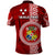 Tonga Rugby Polo Shirt World Cup 2023 Coat Of Arms Ngatu Pattern LT05 - Polynesian Pride