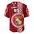 Custom Tonga Rugby Baseball Jersey World Cup 2023 Coat Of Arms Ngatu Pattern LT05 - Polynesian Pride