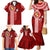 Custom Tonga Rugby Family Matching Mermaid Dress and Hawaiian Shirt World Cup 2023 Coat Of Arms Ngatu Pattern LT05 - Polynesian Pride