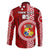 Custom Tonga Rugby Family Matching Mermaid Dress and Hawaiian Shirt World Cup 2023 Coat Of Arms Ngatu Pattern LT05 - Polynesian Pride