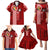 Custom Tonga Rugby Family Matching Puletasi Dress and Hawaiian Shirt World Cup 2023 Coat Of Arms Ngatu Pattern LT05 - Polynesian Pride