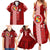 Custom Tonga Rugby Family Matching Summer Maxi Dress and Hawaiian Shirt World Cup 2023 Coat Of Arms Ngatu Pattern LT05 - Polynesian Pride