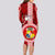 Custom Tonga Rugby Long Sleeve Bodycon Dress World Cup 2023 Coat Of Arms Ngatu Pattern LT05 - Polynesian Pride