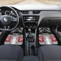 Personalised New Zealand Waitangi Day Car Mats Aotearoa Te Ra O Waitangi Manaia Maori Pattern LT05 - Polynesian Pride