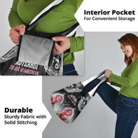 New Zealand Waitangi Day Grocery Bag Aotearoa Te Ra O Waitangi Manaia Maori Pattern