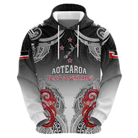 Personalised New Zealand Waitangi Day Hoodie Aotearoa Te Ra O Waitangi Manaia Maori Pattern LT05 - Polynesian Pride