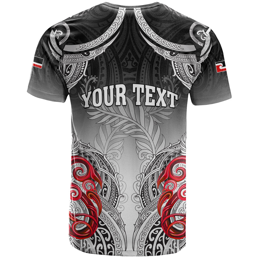 Personalised New Zealand Waitangi Day T Shirt Aotearoa Te Ra O Waitangi Manaia Maori Pattern LT05 - Polynesian Pride