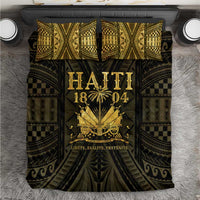 Haiti 1804 Bedding Set Polynesian Gold Neg Maron