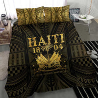 Haiti 1804 Bedding Set Polynesian Gold Neg Maron