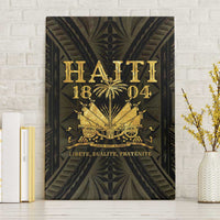Haiti 1804 Canvas Wall Art Polynesian Gold Neg Maron LT05 Without Frame Gold - Polynesian Pride