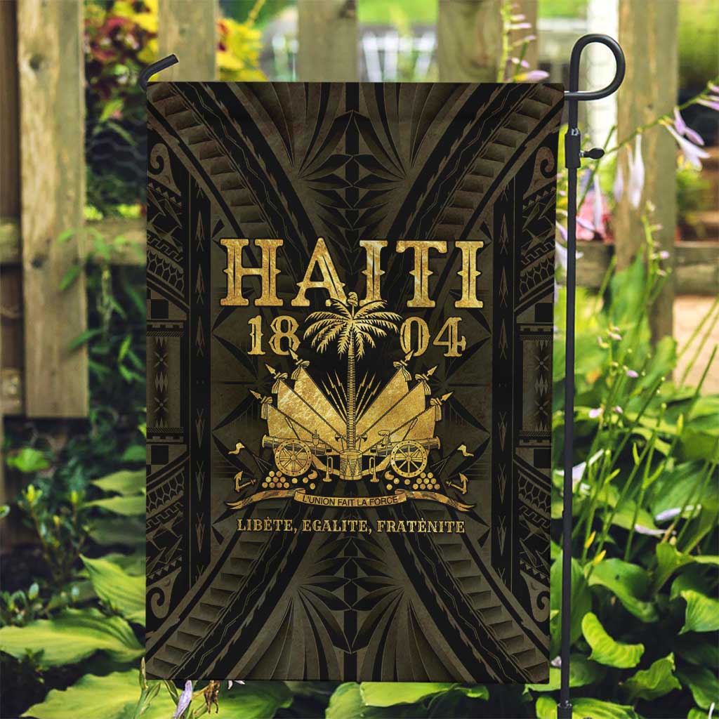 Haiti 1804 Garden Flag Polynesian Gold Neg Maron LT05 Garden Flag Gold - Polynesian Pride