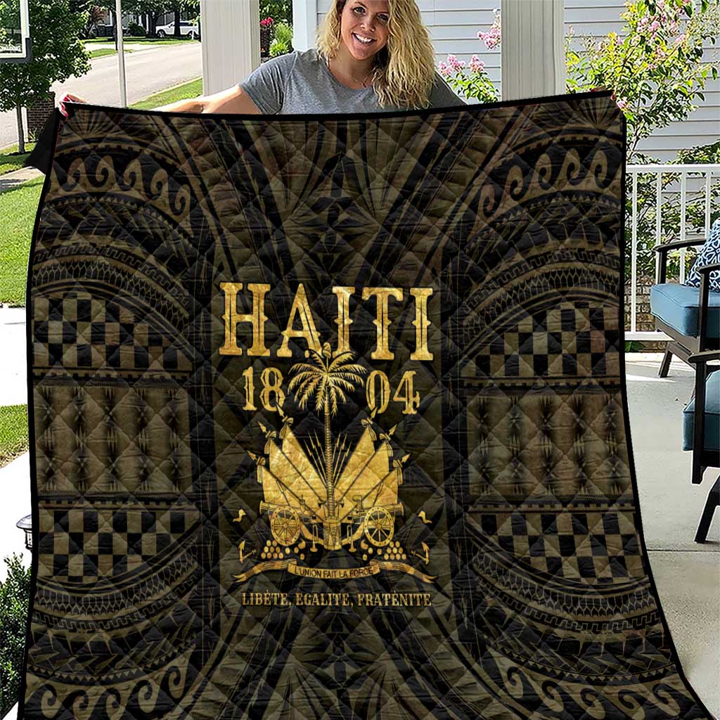 Haiti 1804 Quilt Polynesian Gold Neg Maron