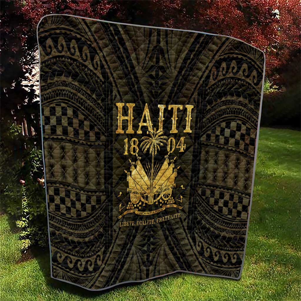 Haiti 1804 Quilt Polynesian Gold Neg Maron