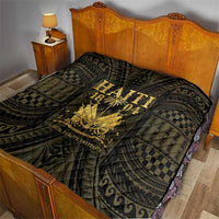 Haiti 1804 Quilt Polynesian Gold Neg Maron