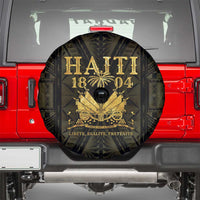 Haiti 1804 Spare Tire Cover Polynesian Gold Neg Maron LT05 - Polynesian Pride