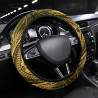 Haiti 1804 Steering Wheel Cover Polynesian Gold Neg Maron LT05 Universal Fit Gold - Polynesian Pride