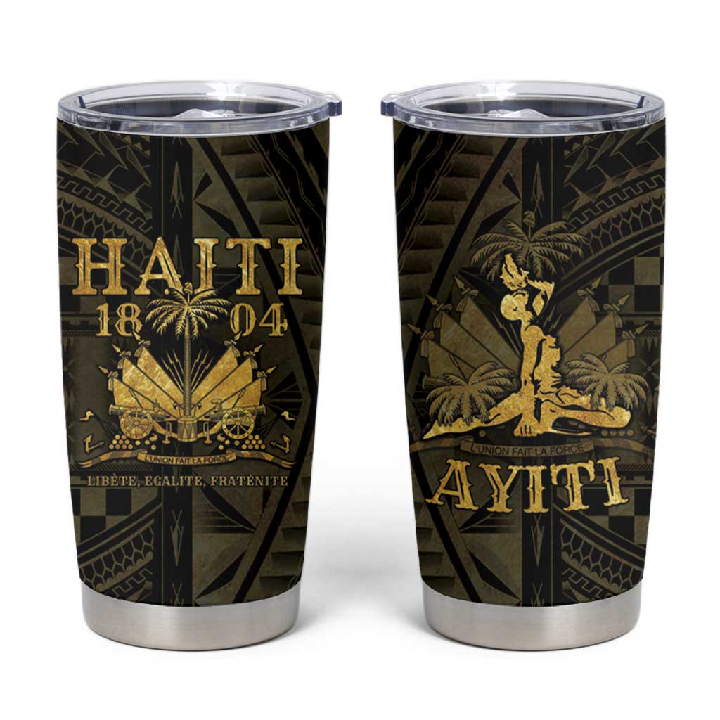 Haiti 1804 Tumbler Cup Polynesian Gold Neg Maron LT05 Gold - Polynesian Pride