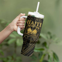 Haiti 1804 Tumbler With Handle Polynesian Gold Neg Maron LT05 - Polynesian Pride