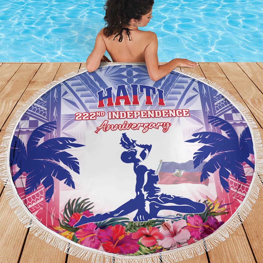 Haiti Independence Day Beach Blanket Neg Maron Polynesian Style LT05 - Polynesian Pride