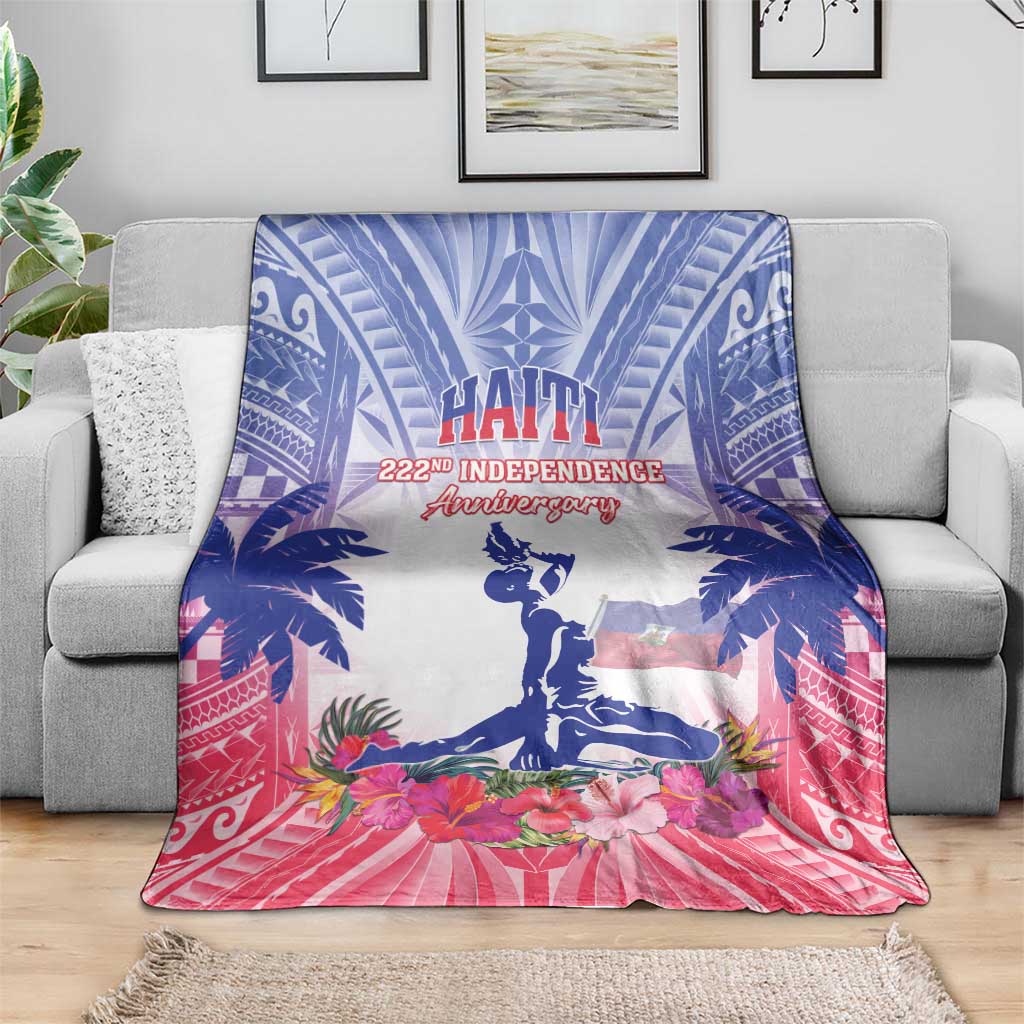 Haiti Independence Day Blanket Neg Maron Polynesian Style LT05 - Polynesian Pride