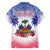 Personalised Haiti Independence Day Family Matching Puletasi and Hawaiian Shirt Neg Maron Polynesian Style