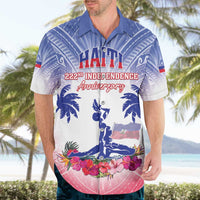 Personalised Haiti Independence Day Hawaiian Shirt Neg Maron Polynesian Style LT05 - Polynesian Pride