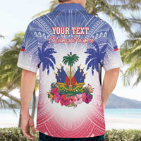 Personalised Haiti Independence Day Hawaiian Shirt Neg Maron Polynesian Style LT05 - Polynesian Pride